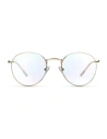 Meller Blue Light Blocking Computer Glasses Yster Gold