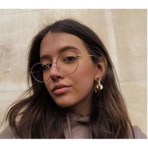 Meller Blue Light Blocking Computer Glasses Yuda Gold/black