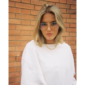 Meller Blue Light Blocking Computer Glasses Ashia Silver
