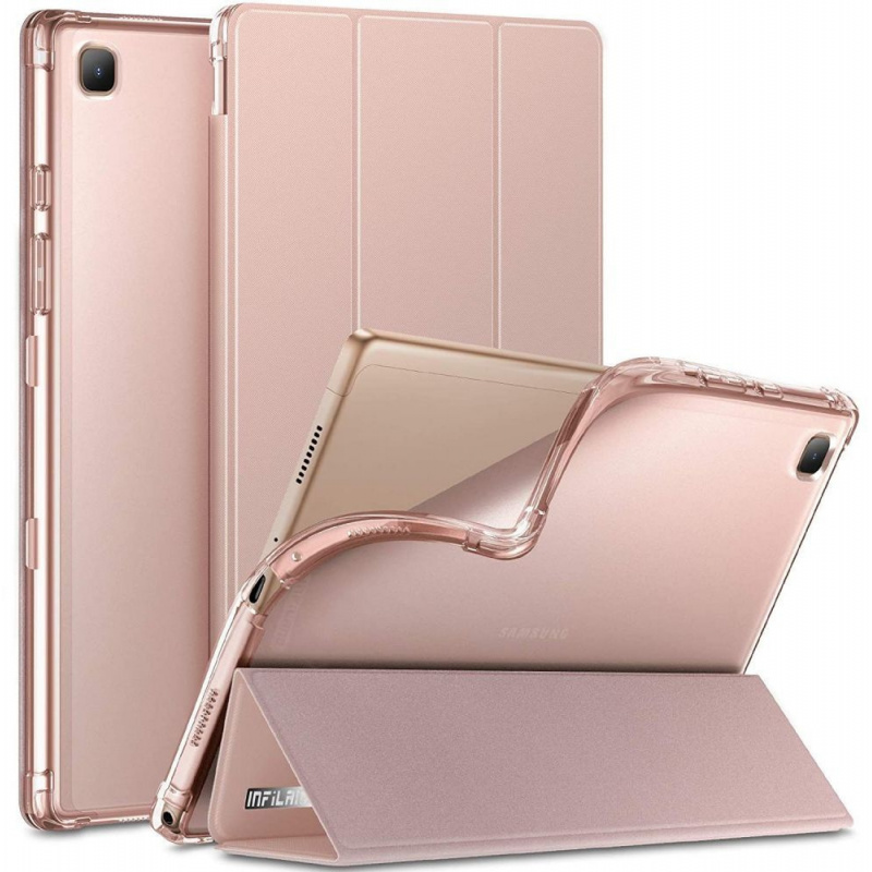 Etui Infiland Smart Stand Samsung Galaxy Tab A7 10.4 Pink