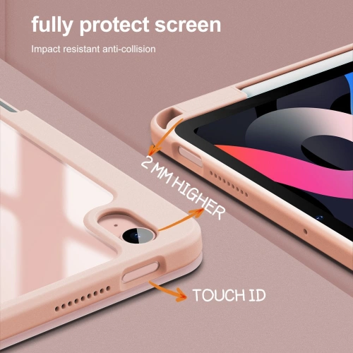 Kup Etui Infiland Crystal Case Apple iPad Air 10.9 2020/2022 (4. și 5. generație) / iPad Air 11 2024 (6. generație) Roz - INF005PNK - {ean13} - Sklep Home Screen