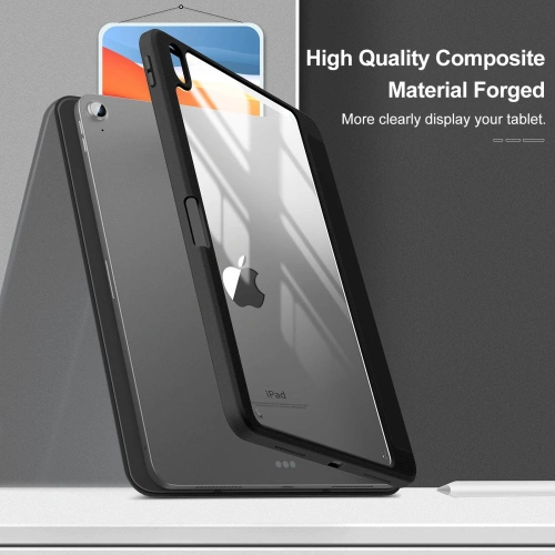 Kup Etui Infiland Crystal Case Apple iPad Air 10.9 2020/2022 (generatia a 4-a si a 5-a) / iPad Air 11 2024 (generatia a 6-a) Negru - INF006BLK - {ean13} - Sklep Home Screen