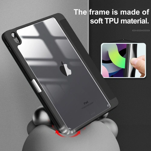Kup Etui Infiland Crystal Case Apple iPad Air 10.9 2020/2022 (generatia a 4-a si a 5-a) / iPad Air 11 2024 (generatia a 6-a) Negru - INF006BLK - {ean13} - Sklep Home Screen