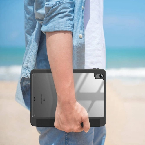Kup Etui Infiland Crystal Case Apple iPad Air 10.9 2020/2022 (generatia a 4-a si a 5-a) / iPad Air 11 2024 (generatia a 6-a) Negru - INF006BLK - {ean13} - Sklep Home Screen