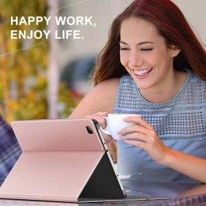 Etui Infiland Classic Stand Samsung Galaxy Tab S6 Lite 10.4 2022/2020 Růžová