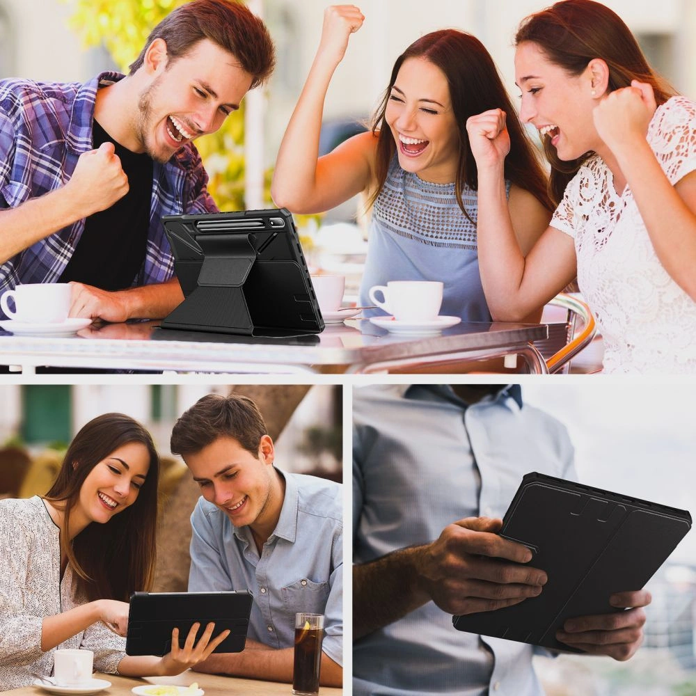 Etui Infiland Multiple Angles Samsung Galaxy Tab S7 FE 5G 12.4 Black