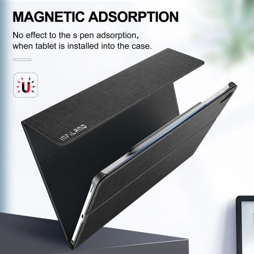 Kup Etui Infiland Classic Stand Samsung Galaxy Tab S7 FE 5G 12.4 Black - INF016BLK - {ean13} - Sklep Home Screen