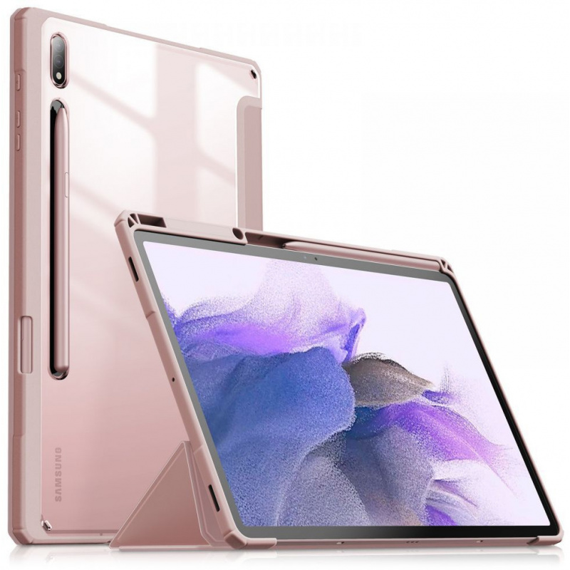 Etui Infiland Crystal Case Samsung Galaxy Tab S7 FE 5G 12.4 Pink