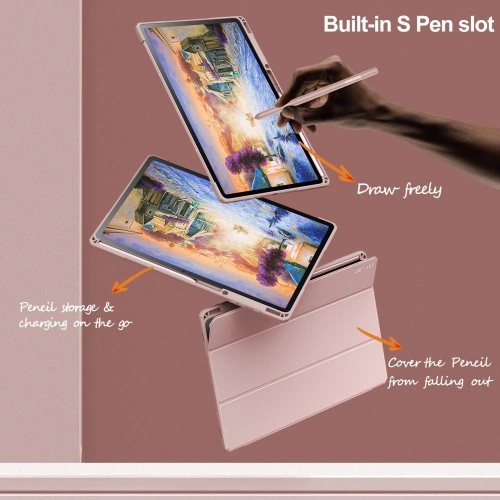 Kup Etui Infiland Crystal Case Samsung Galaxy Tab S7 FE 5G 12.4 Roz - INF017PNK - {ean13} - Sklep Home Screen
