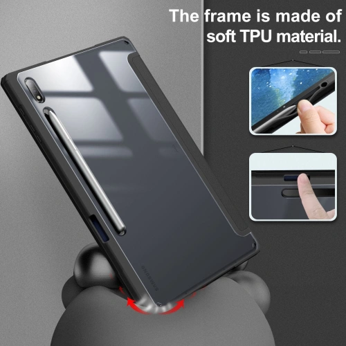 Kup Etui Infiland Crystal Case Samsung Galaxy Tab S7 FE 5G 12.4 Fekete - INF018BLK - {ean13} - Sklep Home Screen