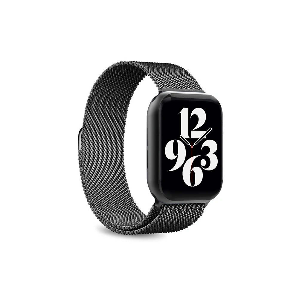 Bransoleta Puro Milanese Magnetic Band Apple Watch 4/5/6/7/SE 40/41mm (czarny)