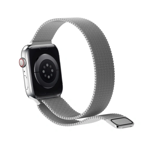 Kup Bransoleta PURO Milanese Magnetic Band Apple Watch 4/5/6/7/SE 44/45mm (srebrny) - PUR457SLV - {ean13} - Sklep Home Screen