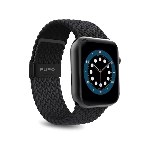 Kup Pletený pásek PURO Loop Band Apple Watch 4/5/6/7/SE/8/9/10 40/41/42mm (černý) - PUR458BLK - {ean13} - Sklep Home Screen