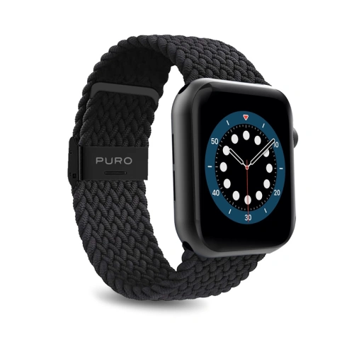 Kup Geflochtenes PURO Loop Band Apple Watch 4/5/6/7/SE/8/9/Ultra 44/45/49mm (schwarz) - PUR459BLK - {ean13} - Sklep Home Screen