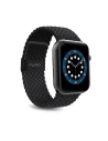 Geflochtenes PURO Loop Band Apple Watch 4/5/6/7/SE/8/9/Ultra 44/45/49mm (schwarz)