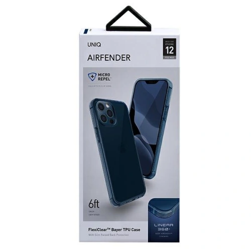 Kup Etui UNIQ Air Fender Apple iPhone 12 Pro Max niebieski/nautical blue - UNIQ414BLU - {ean13} - Sklep Home Screen