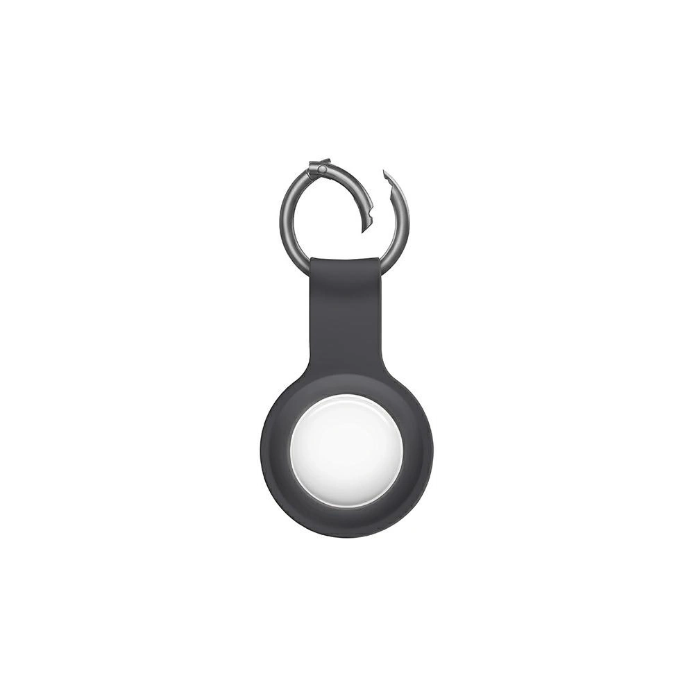 Etui UNIQ Lino Liquid Silicone Apple AirTag szary/grey [4 PACK]