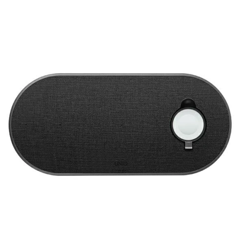 Kup UNIQ încărcătorul inductiv Aereo Plus 3w1 10W Încărcare rapidă negru/obisdian tricotat negru (LITHOS Collective) - UNIQ419BLK - {ean13} - Sklep Home Screen