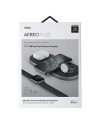 Kup UNIQ ładowarka indukcyjna Aereo Plus 3w1 10W Fast charge czarny/obisdian knit black (LITHOS Collective) - UNIQ419BLK - {ean13} - Sklep Home Screen