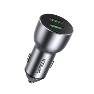 Buy UGREEN QC 3.0 car charger, 2xUSB, 36W (gray) - UGR988GRY - {ean13} - Home Screen Store Europe