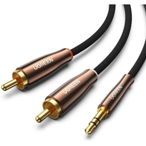 UGREEN AV170 Kabel 2x RCA (Cinch) jack 3.5mm, 1m (czarny)