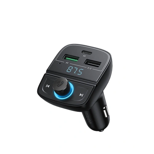 Kup FM transmitter UGREEN CD229, Bluetooth 5.0, USB QC 3.0, USB-C PD, microSD (černý) - UGR997BLK - {ean13} - Sklep Home Screen