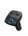 FM transmitter UGREEN CD229, Bluetooth 5.0, USB QC 3.0, USB-C PD, microSD (černý)