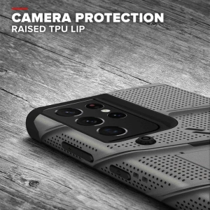 Kup Páncélozott tok ZIZO BOLT Series Samsung Galaxy S21 Ultra 5G 9H üveggel a kijelzőre + állványos tartó (Gun Metal Gray) - ZIZ078GNMGRY - {ean13} - Sklep Home Screen