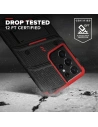 Kup Pancerne etui ZIZO BOLT Series Samsung Galaxy S21 Ultra 5G ze szkłem 9H na ekran + uchwyt z podstawką (Black & Red) - ZIZ079BLKRED - {ean13} - Sklep Home Screen