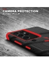 Kup Pancerne etui ZIZO BOLT Series Samsung Galaxy S21 Ultra 5G ze szkłem 9H na ekran + uchwyt z podstawką (Black & Red) - ZIZ079BLKRED - {ean13} - Sklep Home Screen