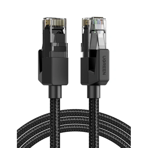 Kup UGREEN NW135 Netzwerkkabel mit Geflecht, Ethernet RJ45, Cat.6, U/UTP, 5m (schwarz) - UGR1021BLK - {ean13} - Sklep Home Screen