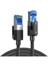 UGREEN NW153 Netzwerkkabel im Gewebe, Ethernet RJ45, Cat.8, F/FTP, 5m (schwarz)