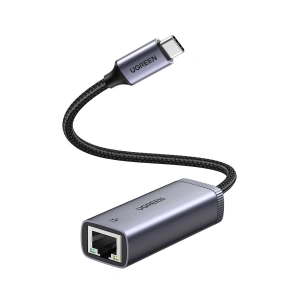 UGREEN CM483 Adapter sieciowy USB-C do RJ45 (szary)