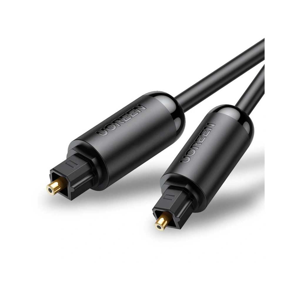 UGREEN AV122 Kabel optyczny Toslink Audio, aluminiowy z oplotem, 1m (czarny)
