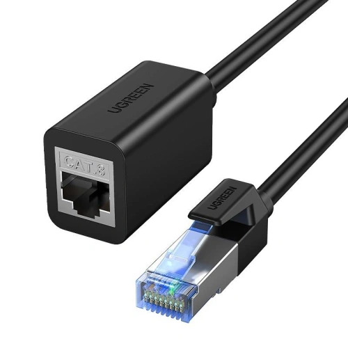 Kup Kabel de rețea UGREEN NW192 prelungitor Ethernet RJ45, Cat. 8, S/FTP, 0.5m (negru) - UGR1037BLK - {ean13} - Sklep Home Screen
