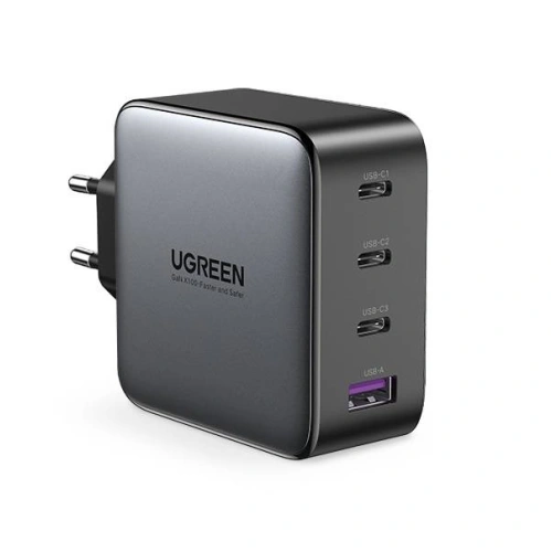 Kup UGREEN CD226 Netzladegerät, USB QC3.0, 3x USB-C, 100W, PD (schwarz) - UGR1041BLK - {ean13} - Sklep Home Screen