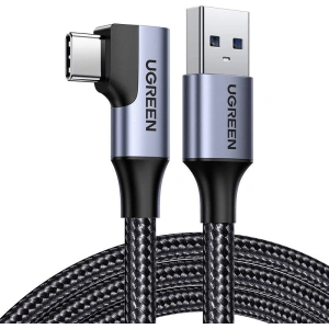 Kup USB-C-Kabel, gewinkelt UGREEN US385, 3A, 1m (schwarz) - UGR1043BLK - {ean13} - Sklep Home Screen