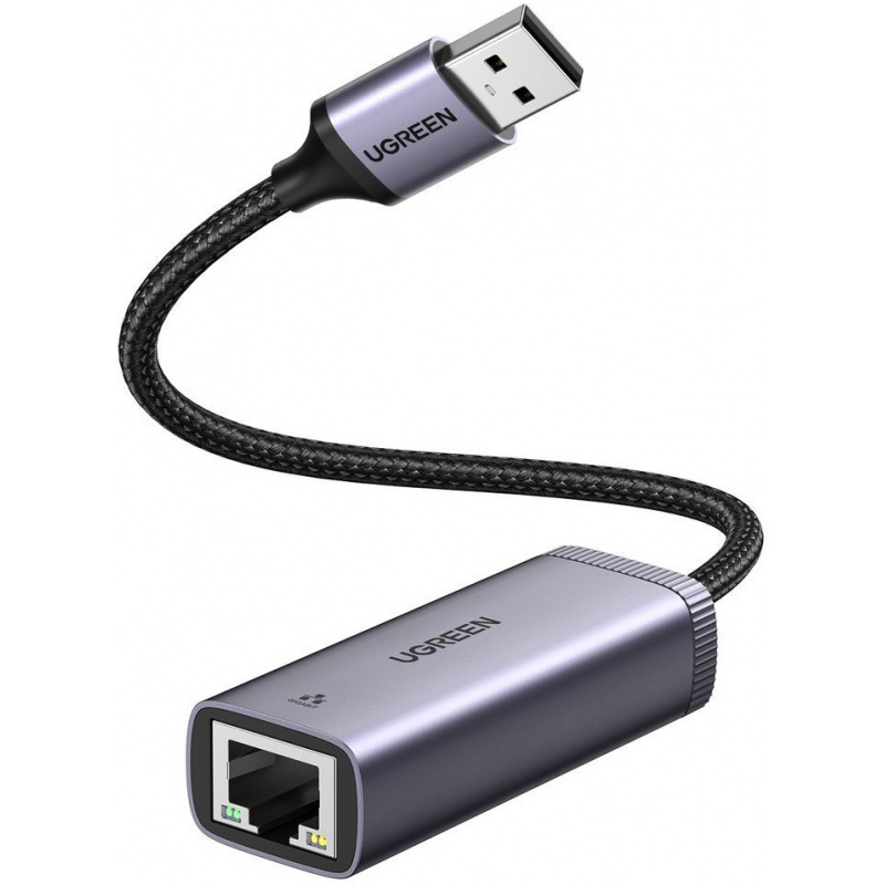 UGREEN CM483 Adapter sieciowy USB do RJ45 (szary)