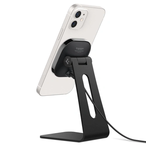 Kup Kabelloses Ladegerät Spigen S310W OneTap Magnetisches MagSafe Wireless Charger 7.5W Schwarz - SPN1707BLK - {ean13} - Sklep Home Screen