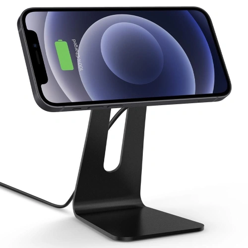Kup Bezdrátová nabíječka Spigen S310W OneTap Magnetic MagSafe Wireless Charger 7.5W Black - SPN1707BLK - {ean13} - Sklep Home Screen