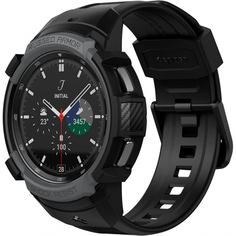 Pasek Spigen Rugged Armor Pro Samsung Galaxy Watch 4 Classic 46mm Charcoal Grey