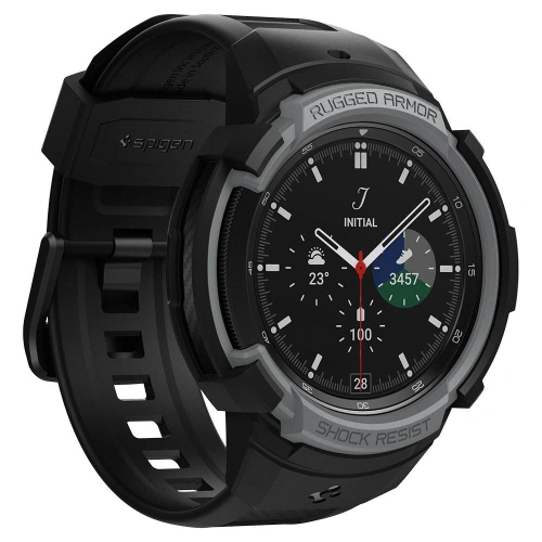 Kup Pasek Spigen Rugged Armor Pro Samsung Galaxy Watch 4 Classic 46mm Charcoal Grey - SPN1709CHRGRY - {ean13} - Sklep Home Screen