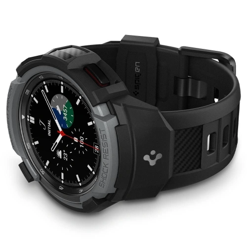 Kup Pasek Spigen Rugged Armor Pro Samsung Galaxy Watch 4 Classic 46mm Charcoal Grey - SPN1709CHRGRY - {ean13} - Sklep Home Screen