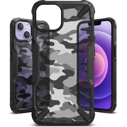 Kup Etui Ringke Fusion-X Design Apple iPhone 13 mini Camo (Moro) Fekete - RGK1475MBL - {ean13} - Sklep Home Screen