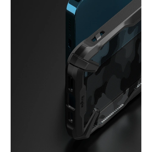Kup Etui Ringke Fusion-X Design Apple iPhone 13 Pro Max Camo (Moro) Negru - RGK1439MBL - {ean13} - Sklep Home Screen