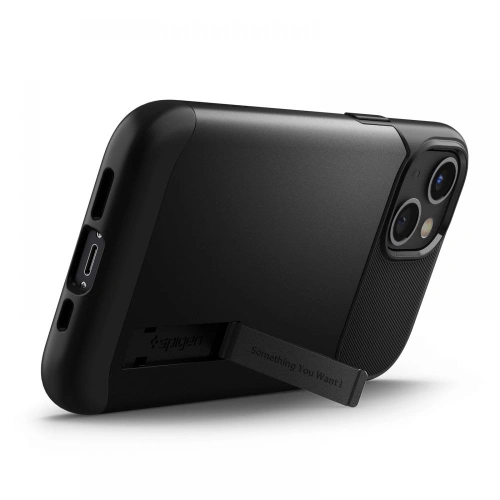 Kup Case Spigen Slim Armor Apple iPhone 13 Schwarz - SPN1747BLK - {ean13} - Sklep Home Screen