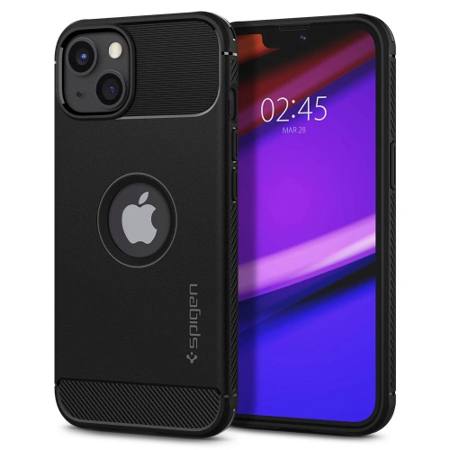 Kup Etui Spigen Rugged Armor Apple iPhone 13 Matt Fekete - SPN1778BLK - {ean13} - Sklep Home Screen