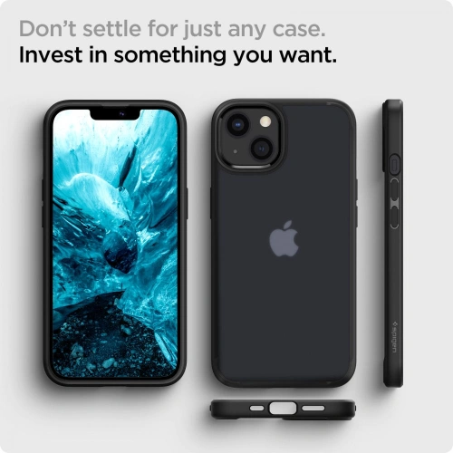 Buy Spigen Ultra Hybrid Apple iPhone 13 Matte Frost Black - SPN1798BLK - {ean13} - Home Screen Store Europe