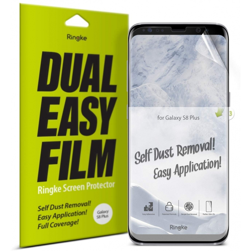 Folia Ringke Dual Easy Full Cover Samsung Galaxy S8 Case Friendly