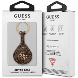 Kup Etui Guess GUATP4GM4PW Apple AirTag case brązowy/brown 4G Big Metal Logo - GUE1241BR - {ean13} - Sklep Home Screen
